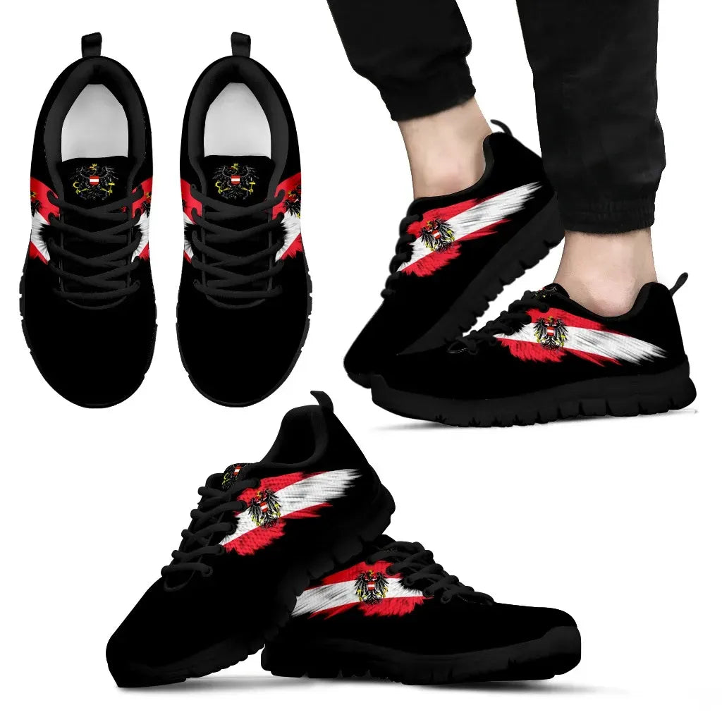 Austria Coat Of Arms Wing Sneakers