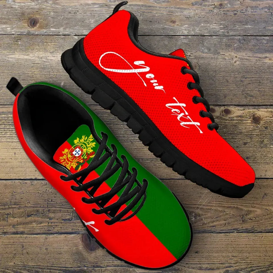 Custom Portugal Sneakers Flag Personal Signature