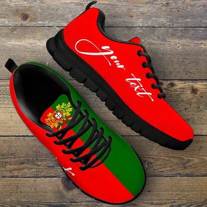 Custom Portugal Sneakers Flag Personal Signature