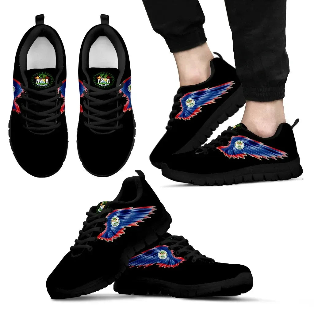 Belize Coat of Arms Wing Sneakers