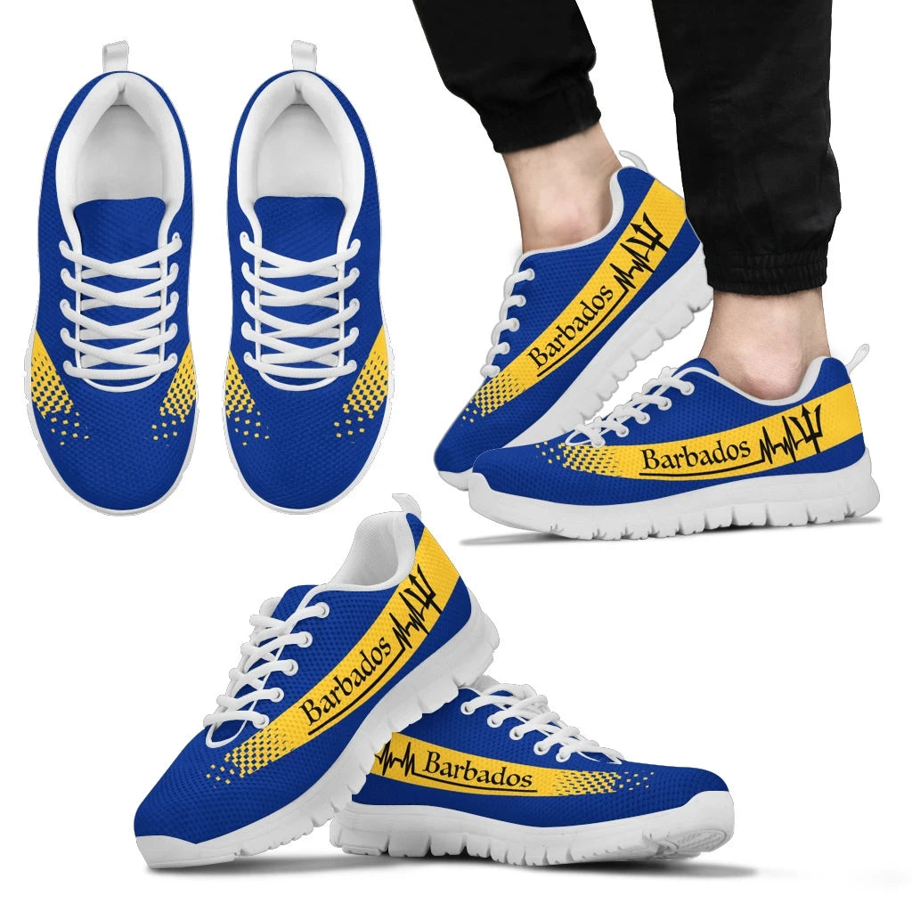 Barbados Trident Heartbeat Sneakers