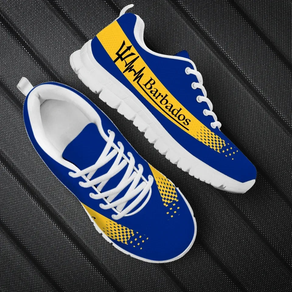 Barbados Trident Heartbeat Sneakers