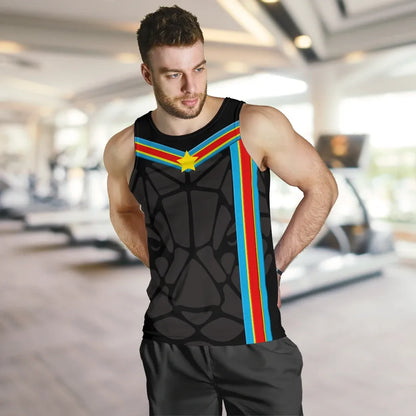 Africa Men's Tank Top Democratic Republic of the Congo Flag Color