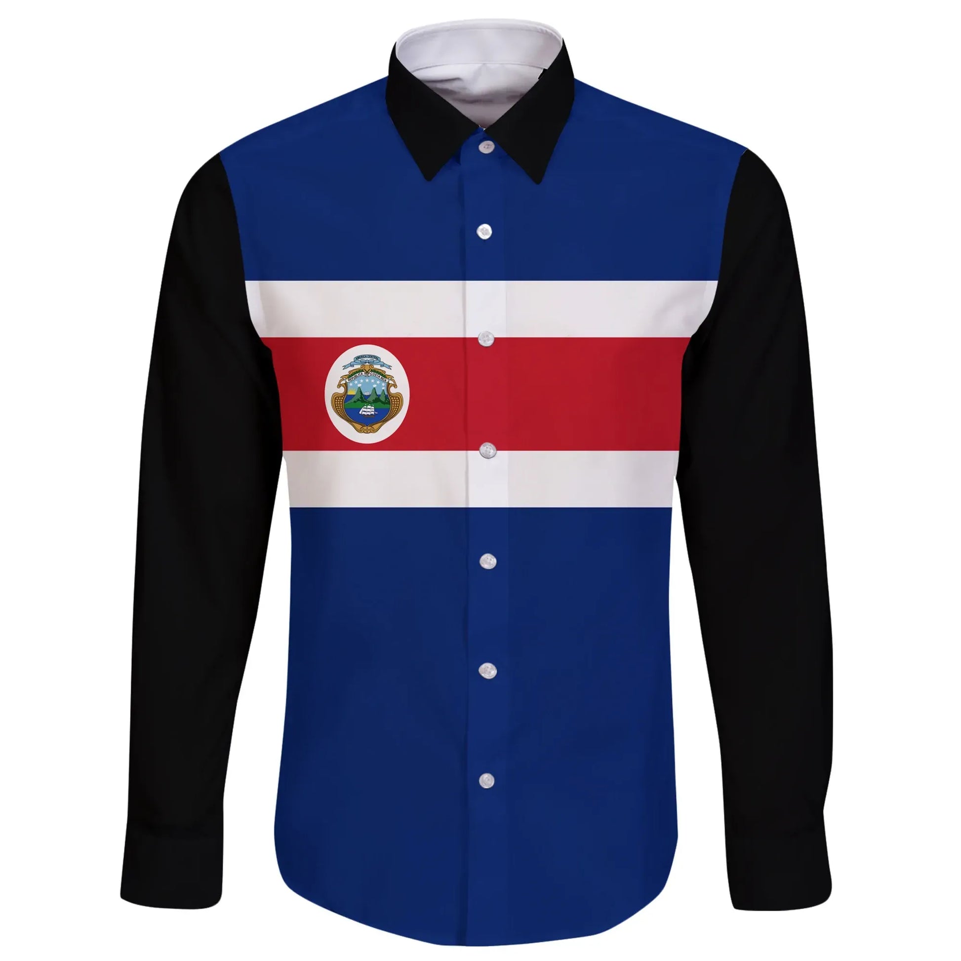 Costa Rica Long Sleeve Button Shirt