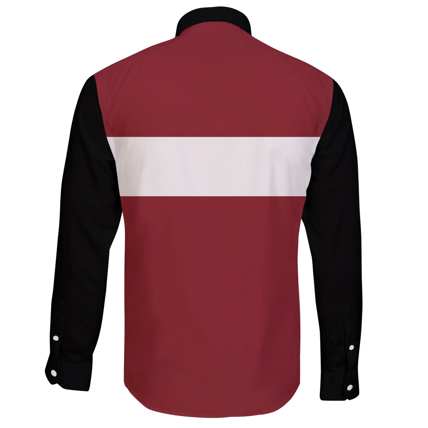 Latvia Long Sleeve Button Shirt