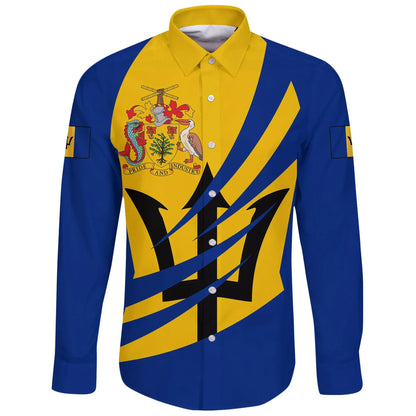 Babardos Long Sleeve Button Shirt Coat Of Arms Bincjou