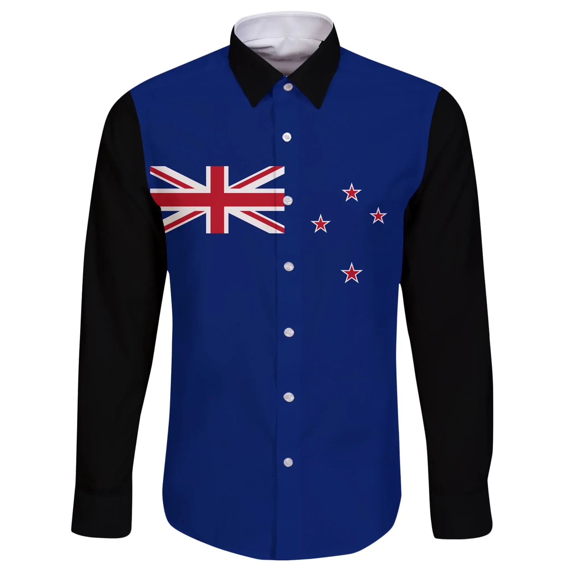New Zealand Long Sleeve Button Shirt