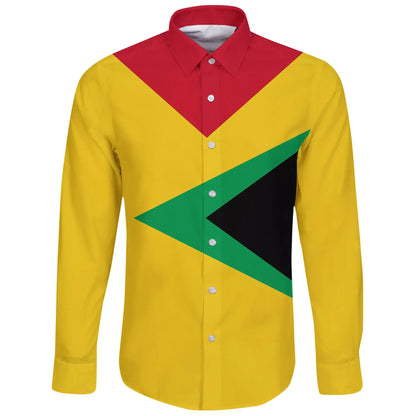 Guyana Long Sleeve Button Shirt Babarian Yellow