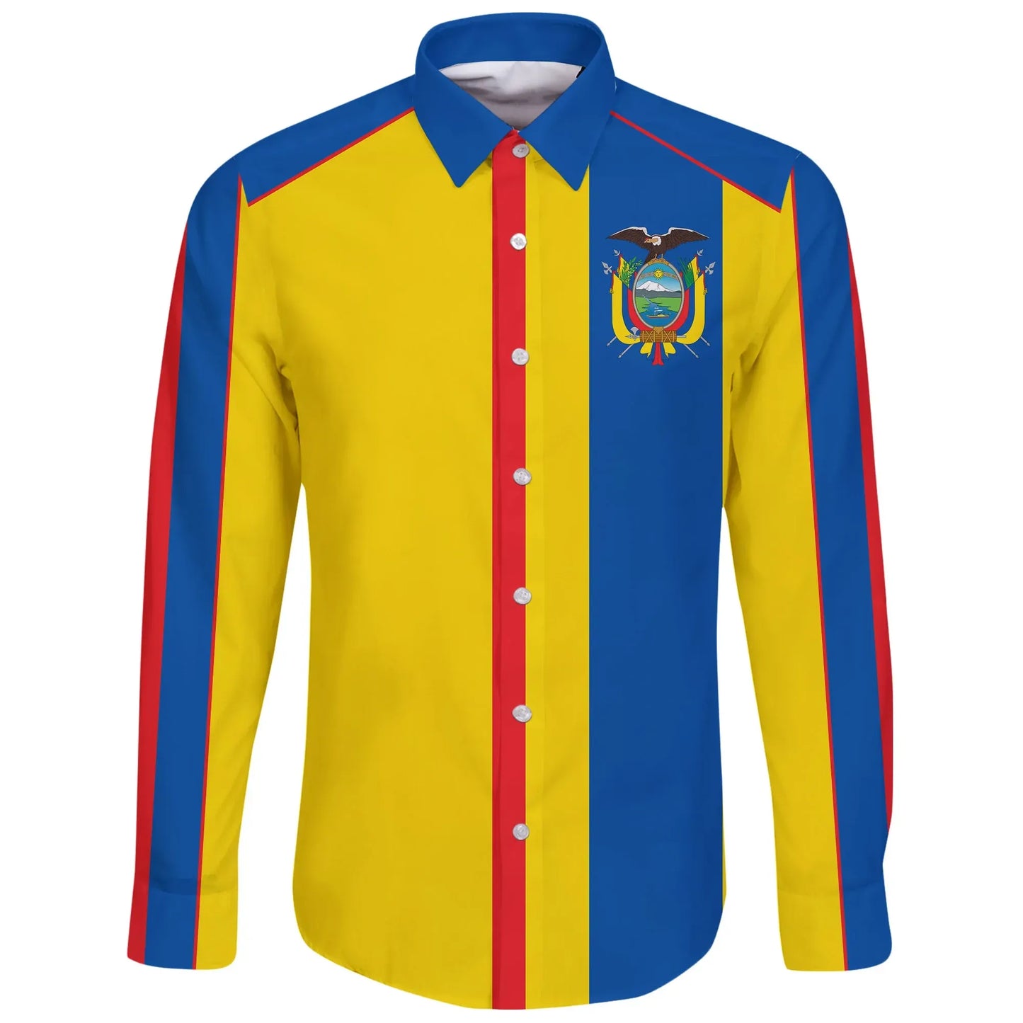 Ecuador Long Sleeve Button Shirt National Home