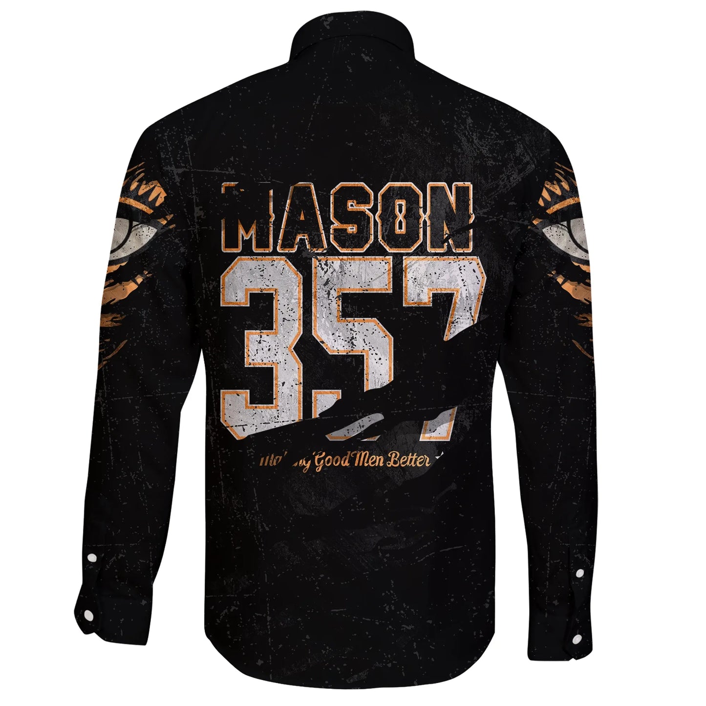 Masonic In Me All Long Sleeve Button Shirt Special Grunge Style