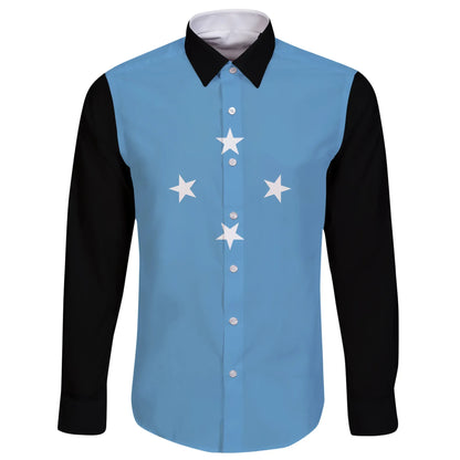 Fed. States Of Micronesia Long Sleeve Button Shirt