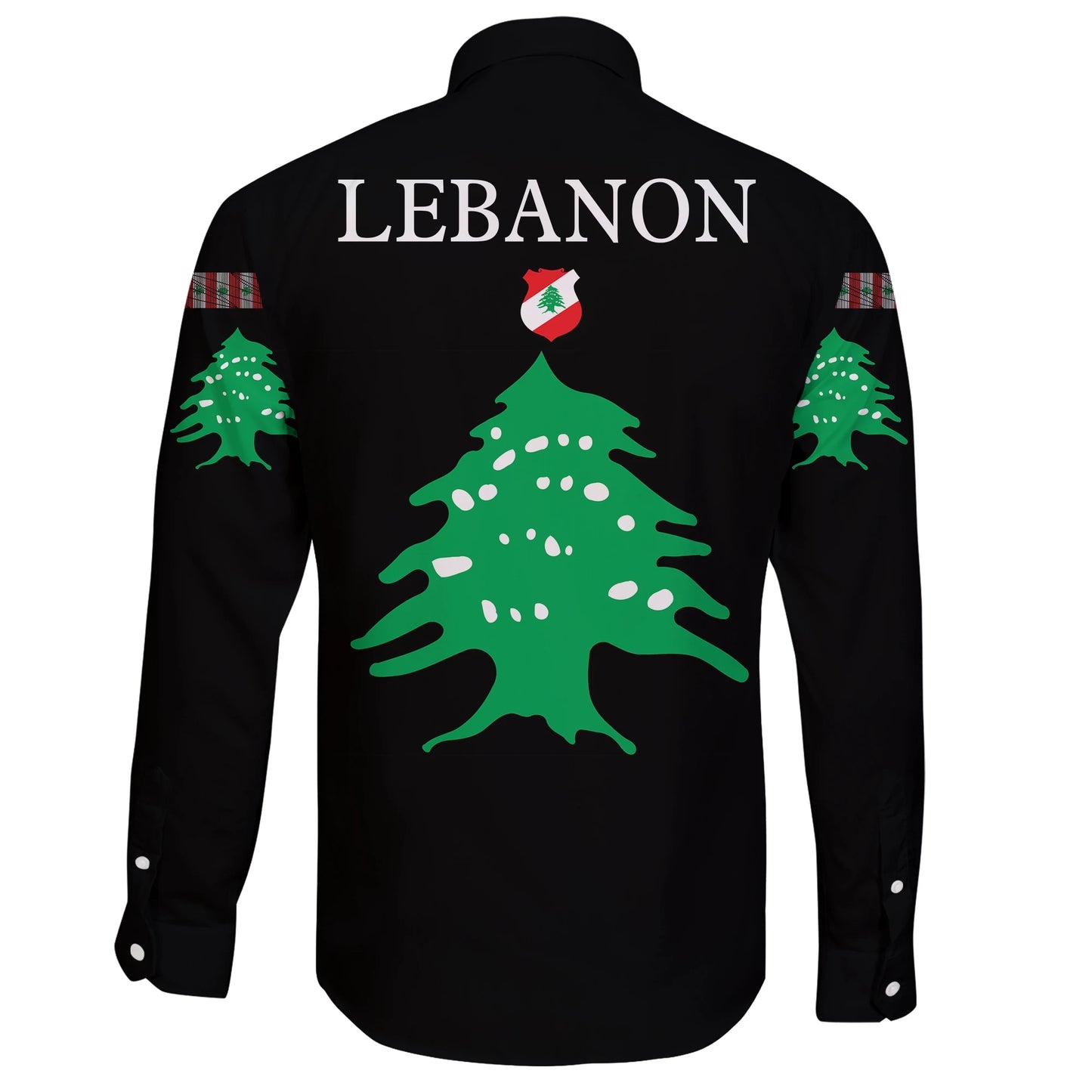Lebanon United Long Sleeve Button Shirt