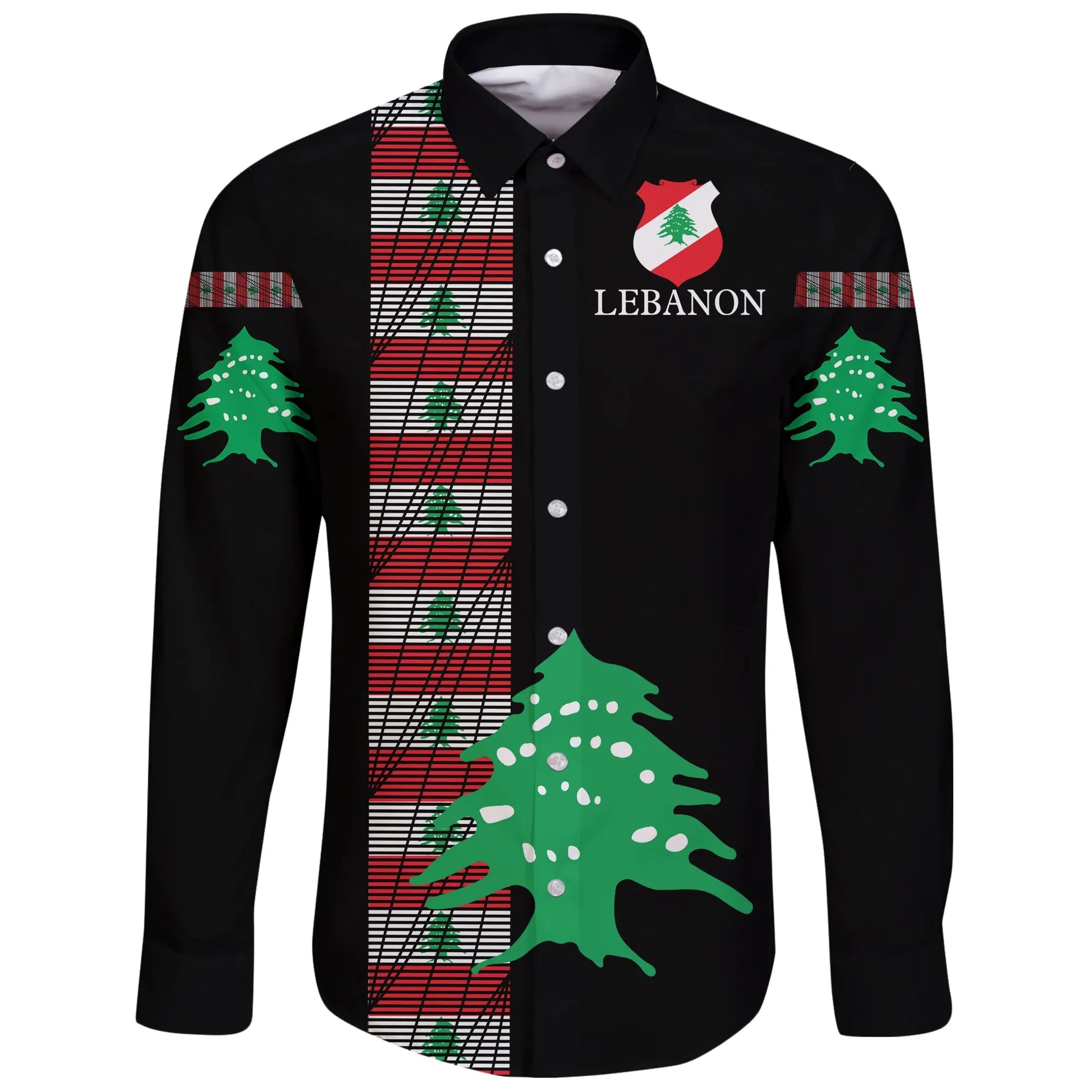 Lebanon United Long Sleeve Button Shirt