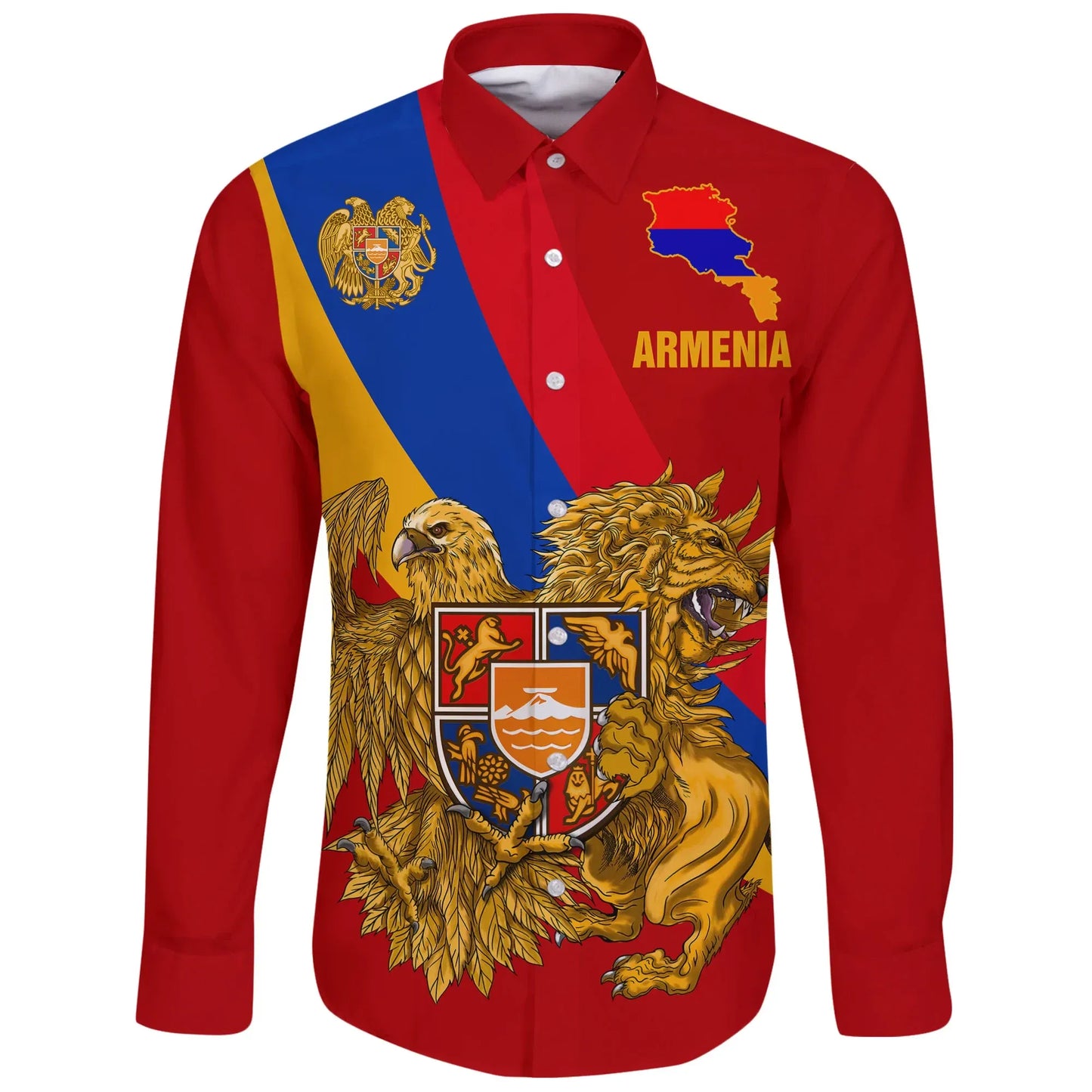 Armeria Special Flag Long Sleeve Button Shirt