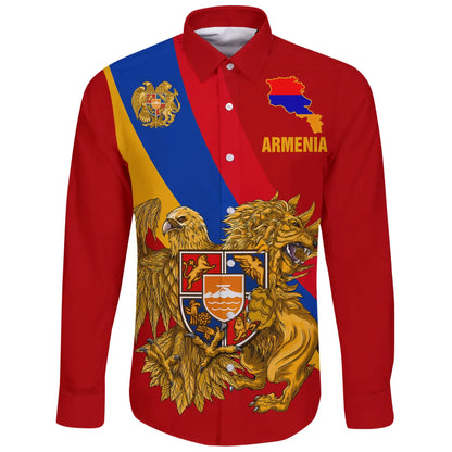 Armeria Special Flag Long Sleeve Button Shirt