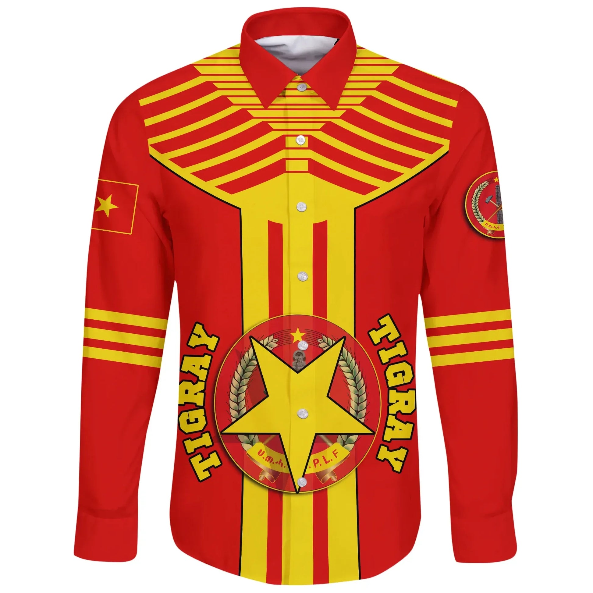 Tigray Long Sleeve Button Shirt New