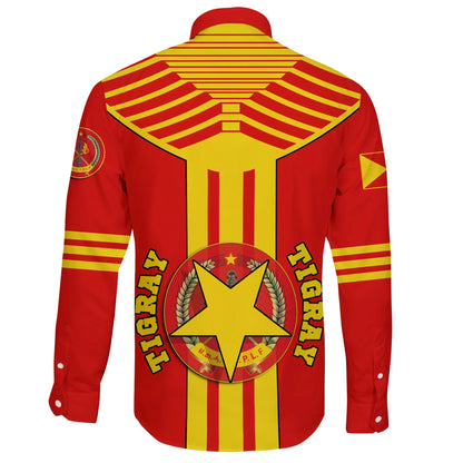 Tigray Long Sleeve Button Shirt New