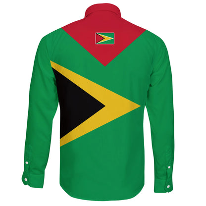 Guyana Long Sleeve Button Shirt Babarian Green