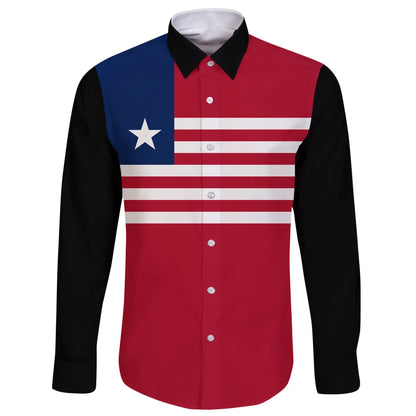 Liberia Long Sleeve Button Shirt