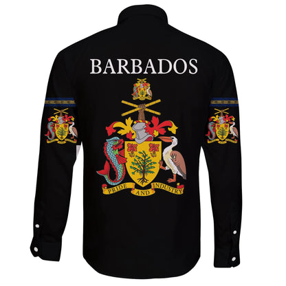 Barbados United Long Sleeve Button Shirt