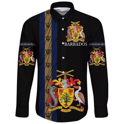 Barbados United Long Sleeve Button Shirt