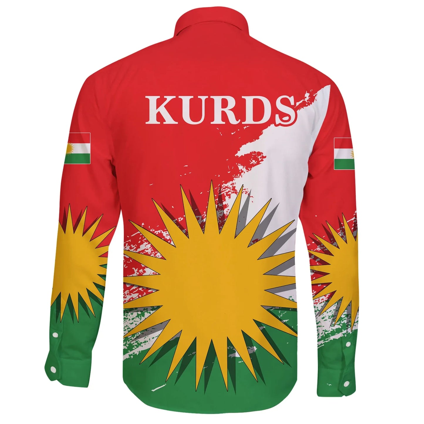 Kurds Long Sleeve Button Shirt Special 5