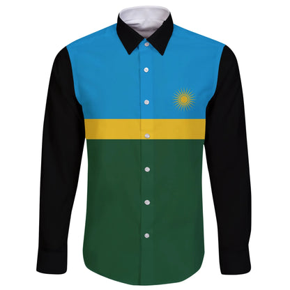 Rwanda Long Sleeve Button Shirt