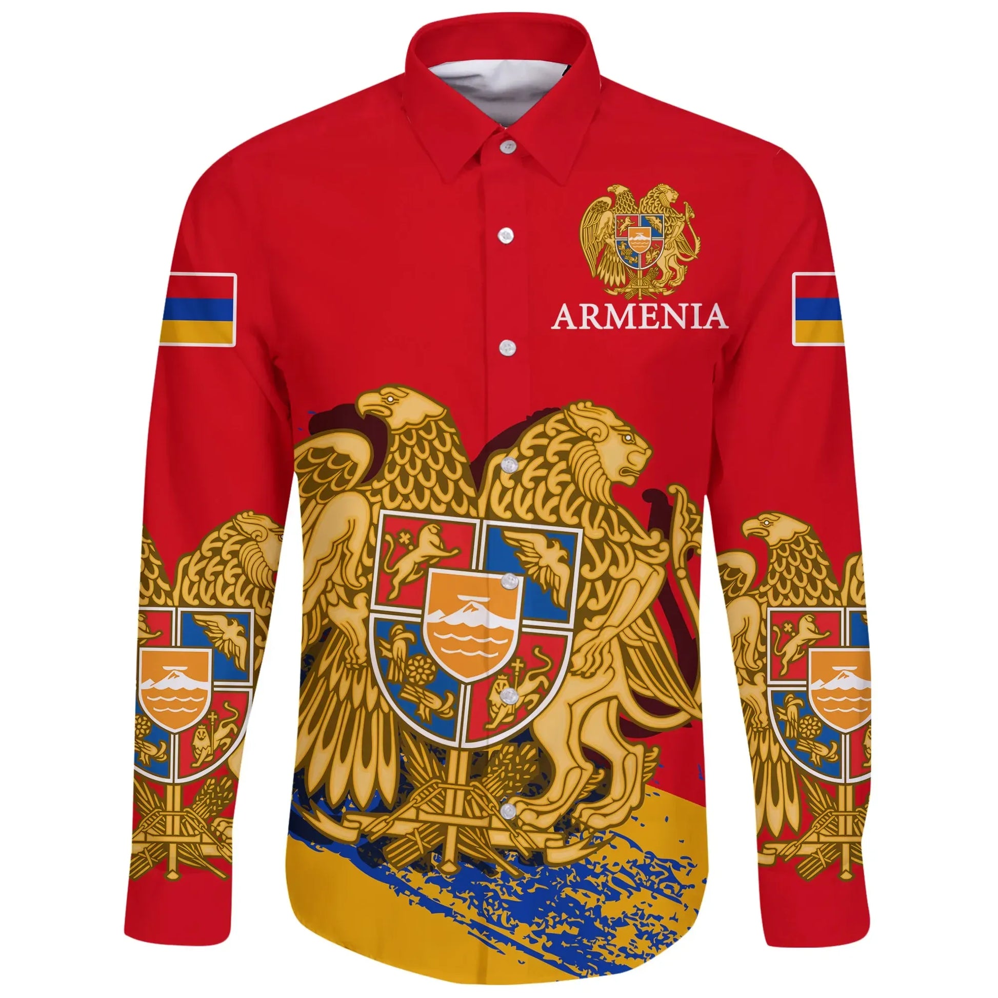 Armenia Special Long Sleeve Button Shirt
