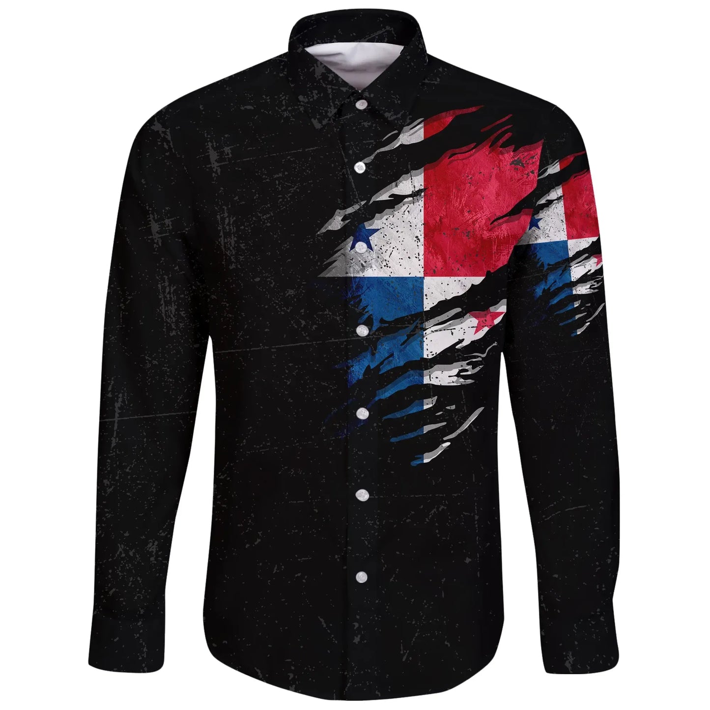 Panama In Me Long Sleeve Button Shirt Special Grunge Style