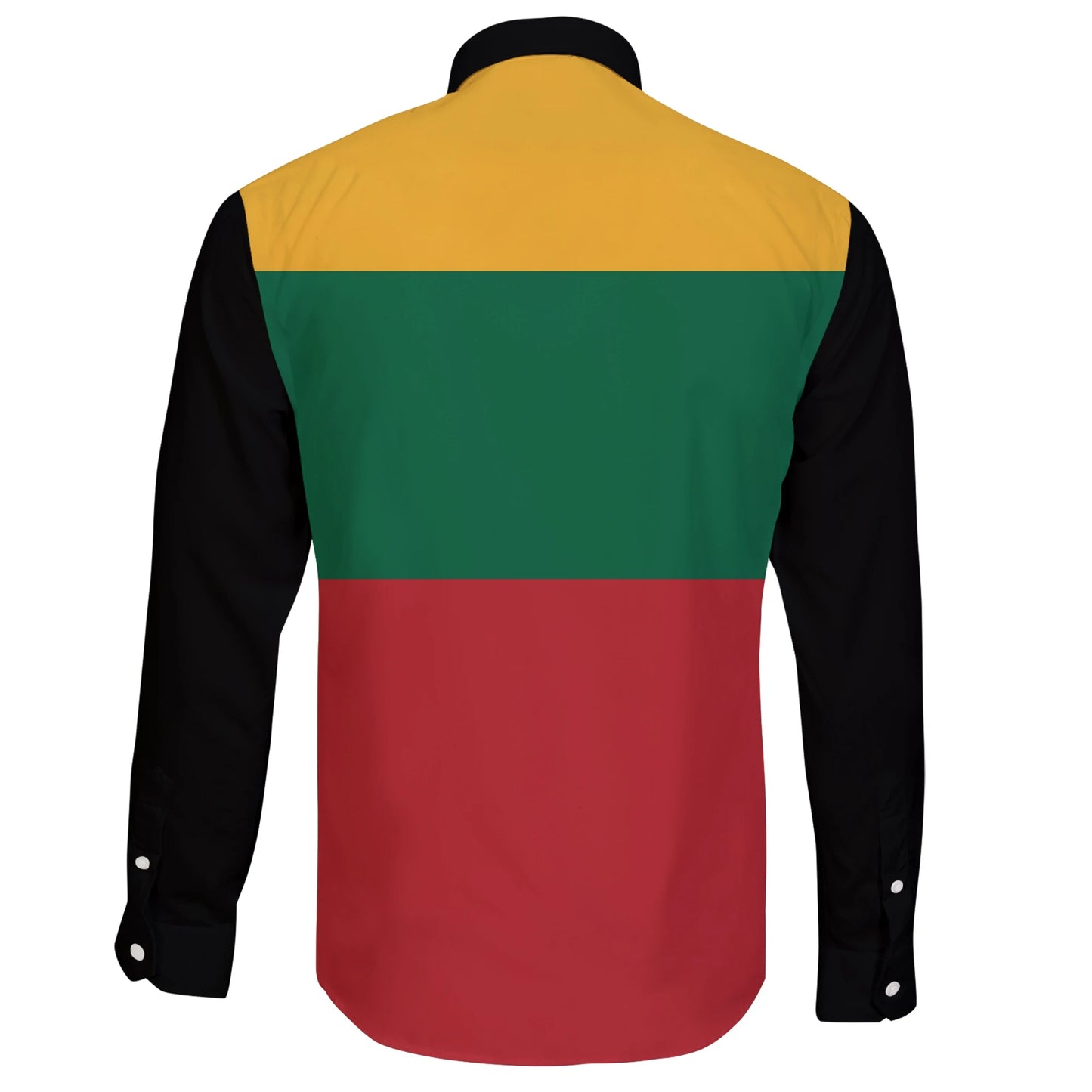 Lithuania Long Sleeve Button Shirt