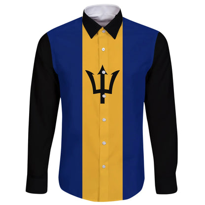 Barbados Long Sleeve Button Shirt