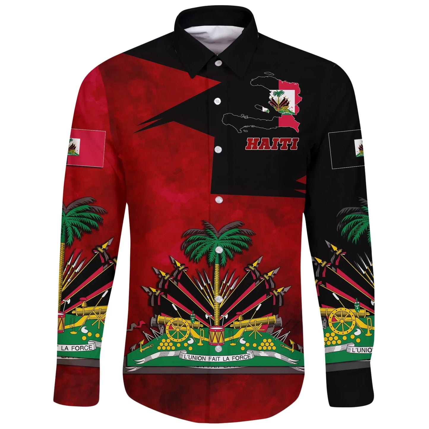 Haiti 1964 Long Sleeve Button Shirt