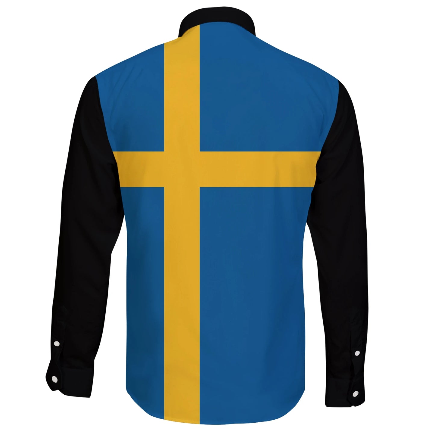 Sweden Long Sleeve Button Shirt