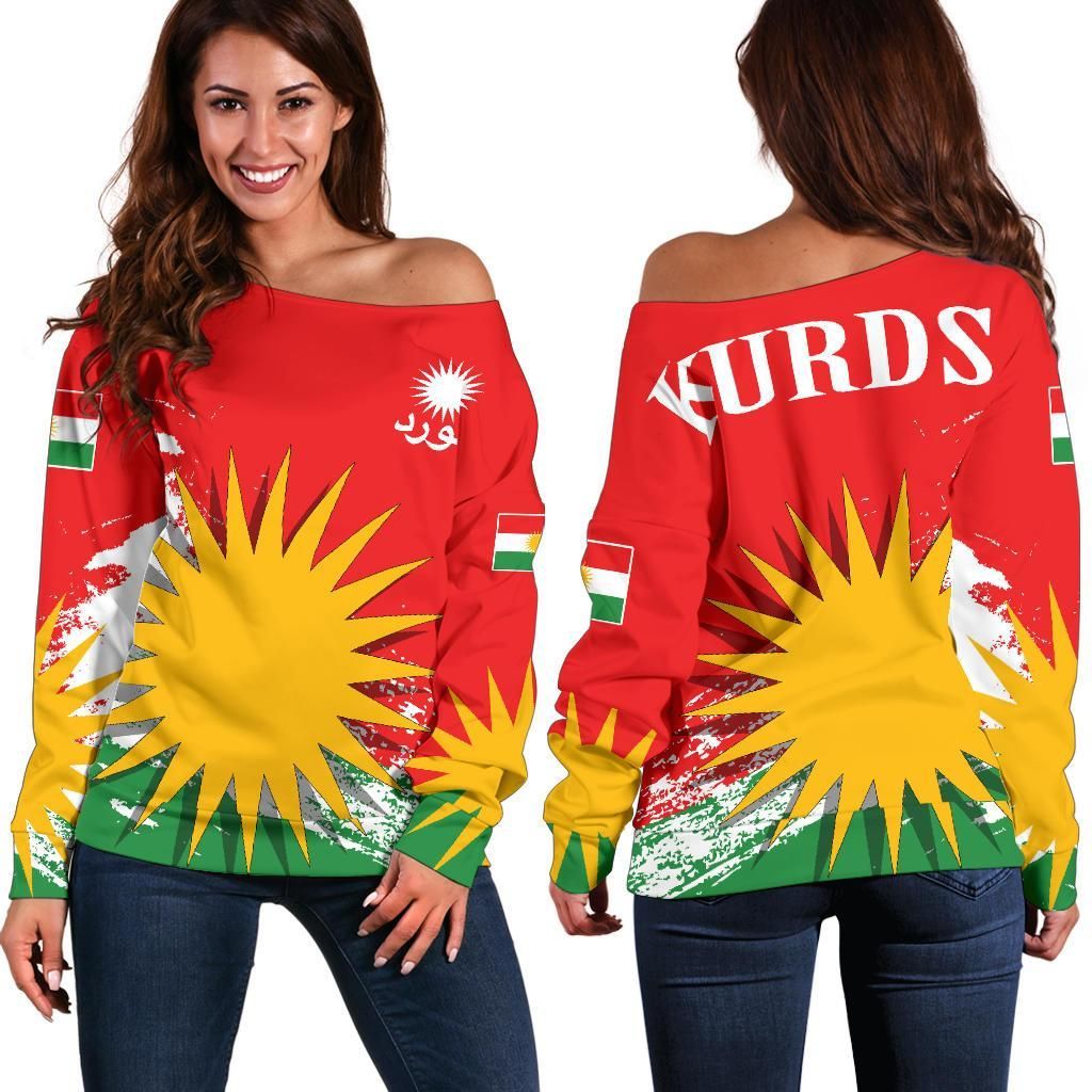 Kurds Women's Off Shoulder Sweater Special