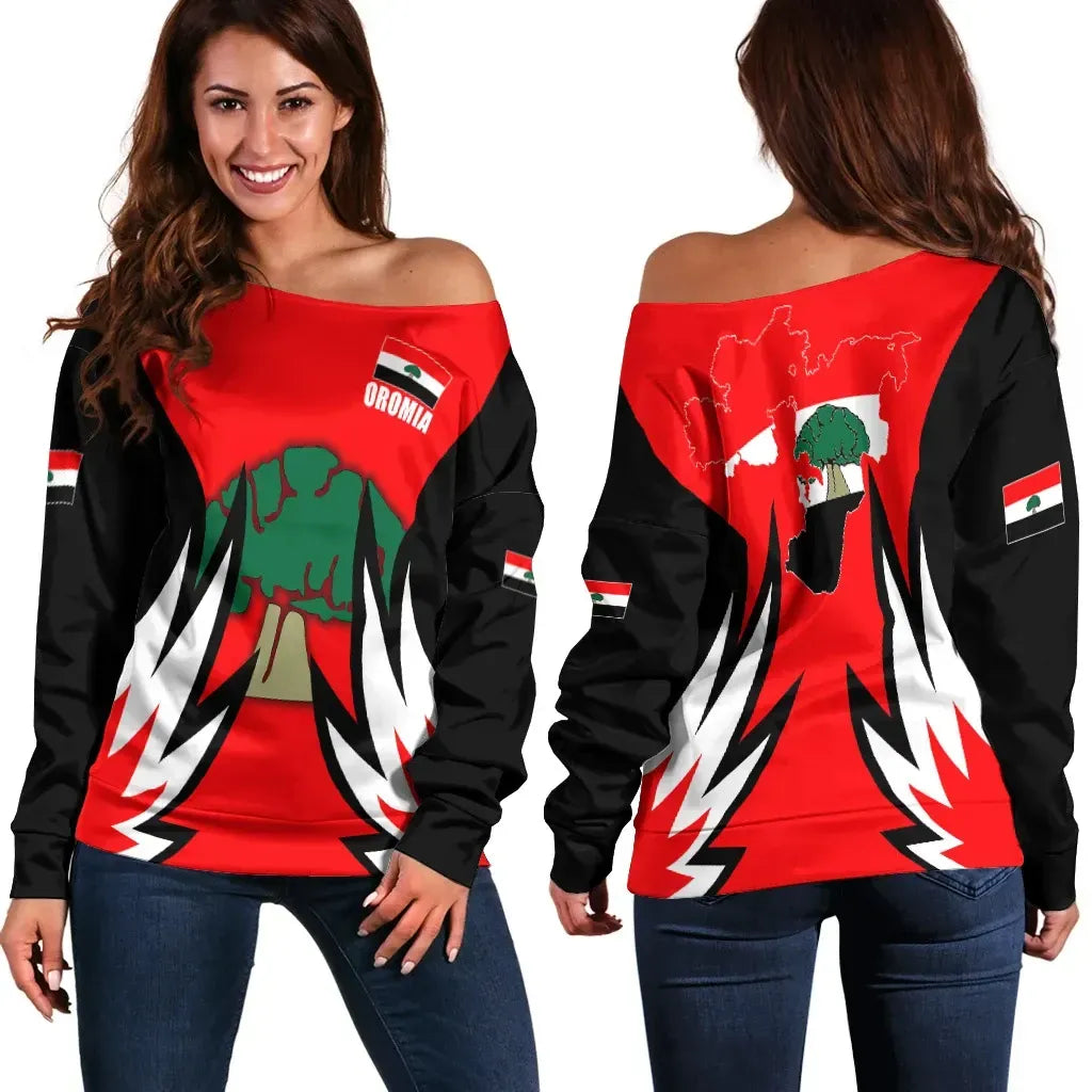Oromia Off Shoulder Sweater New Version