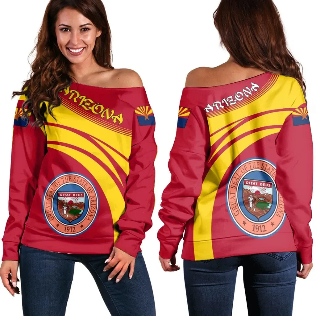 Arizona Coat Of Arms Shoulder Sweater Cricket