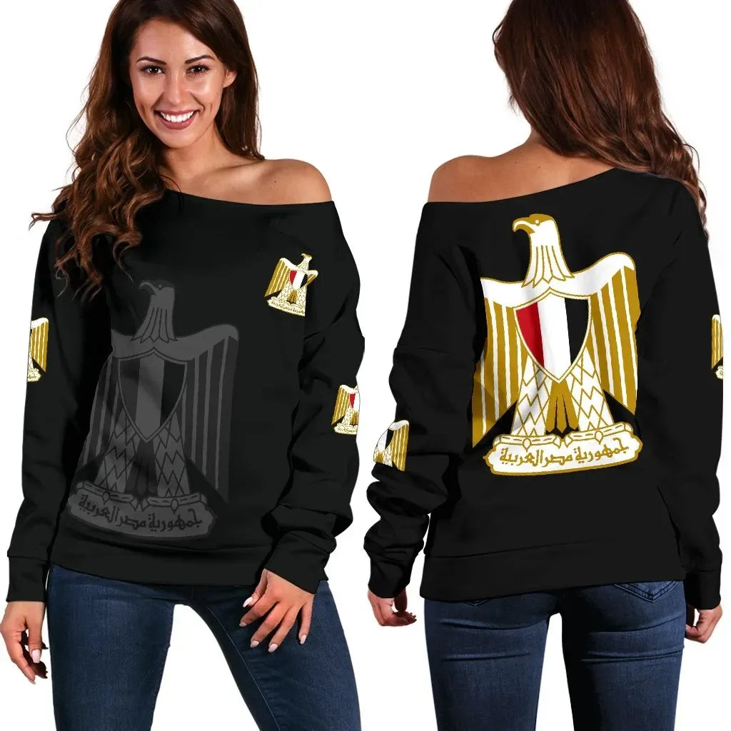Egypt Women's Off Shoulder Sweater