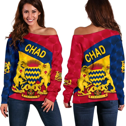 Chad Women Off Shoulder Sweater Sporty Style