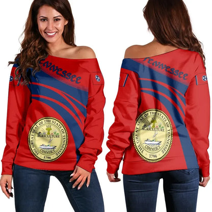 Tennessee Coat Of Arms Shoulder Sweater Cricket