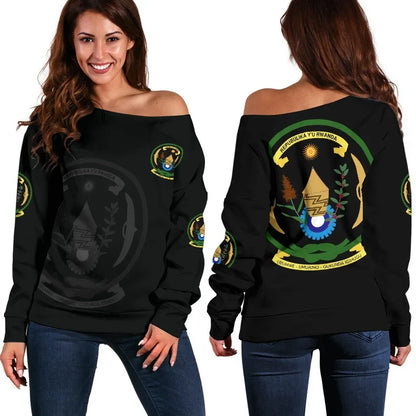Rwanda Women's Off Shoulder Sweater