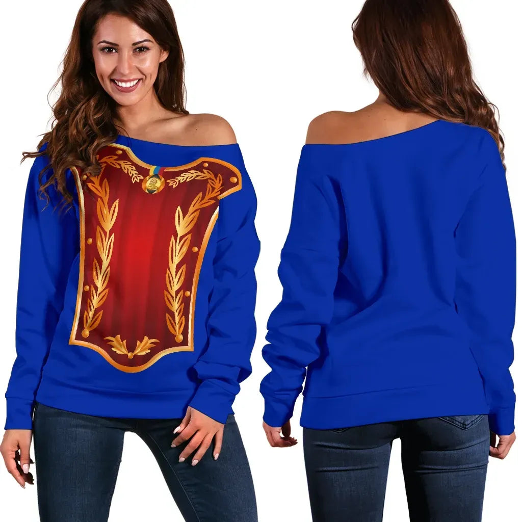 Venezuela Off Shoulder Sweater Yo Soy Libertador