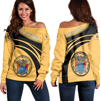 New Jersey Coat Of Arms Shoulder Sweater Cricket