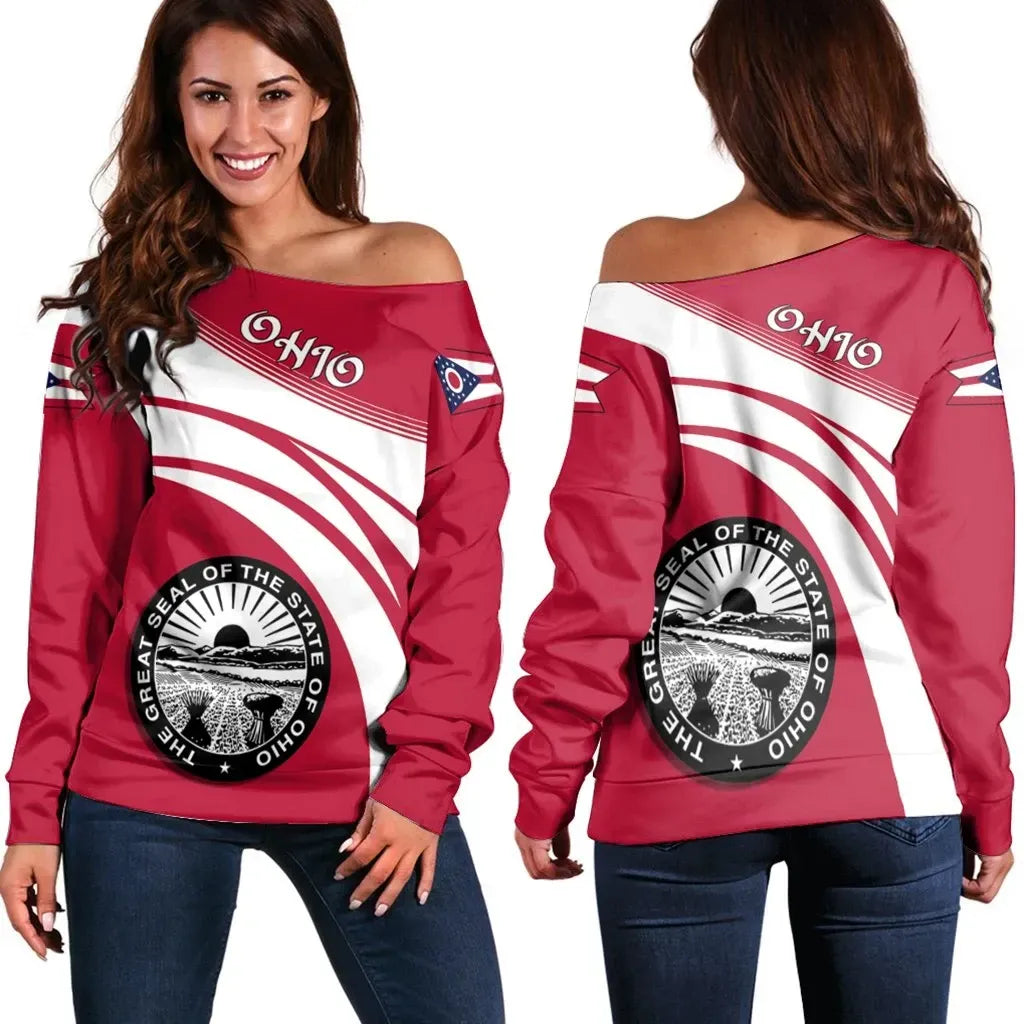 Ohio Coat Of Arms Shoulder Sweater Cricket