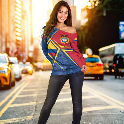 Colombia Women's Off Shoulder Sweater Colombia Legend
