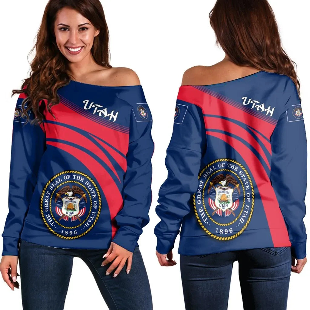 Utah Coat Of Arms Shoulder Sweater Cricket