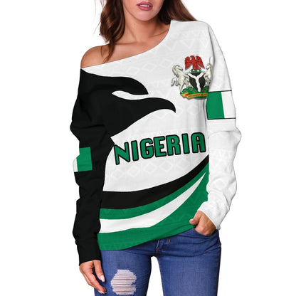 Nigeria Off Shoulder Sweater Proud Version