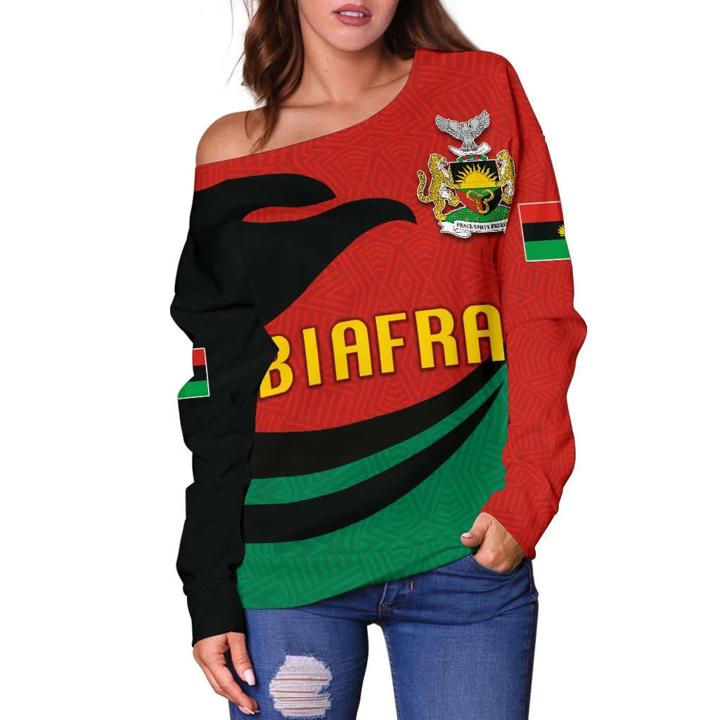 Biafra Women Off Shoulder Sweater Proud Version