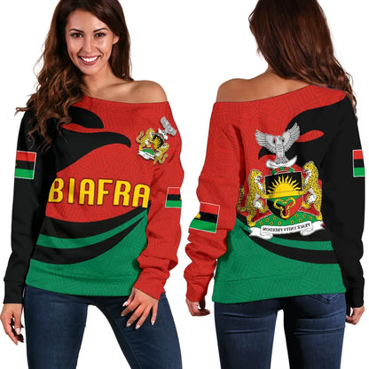 Biafra Women Off Shoulder Sweater Proud Version