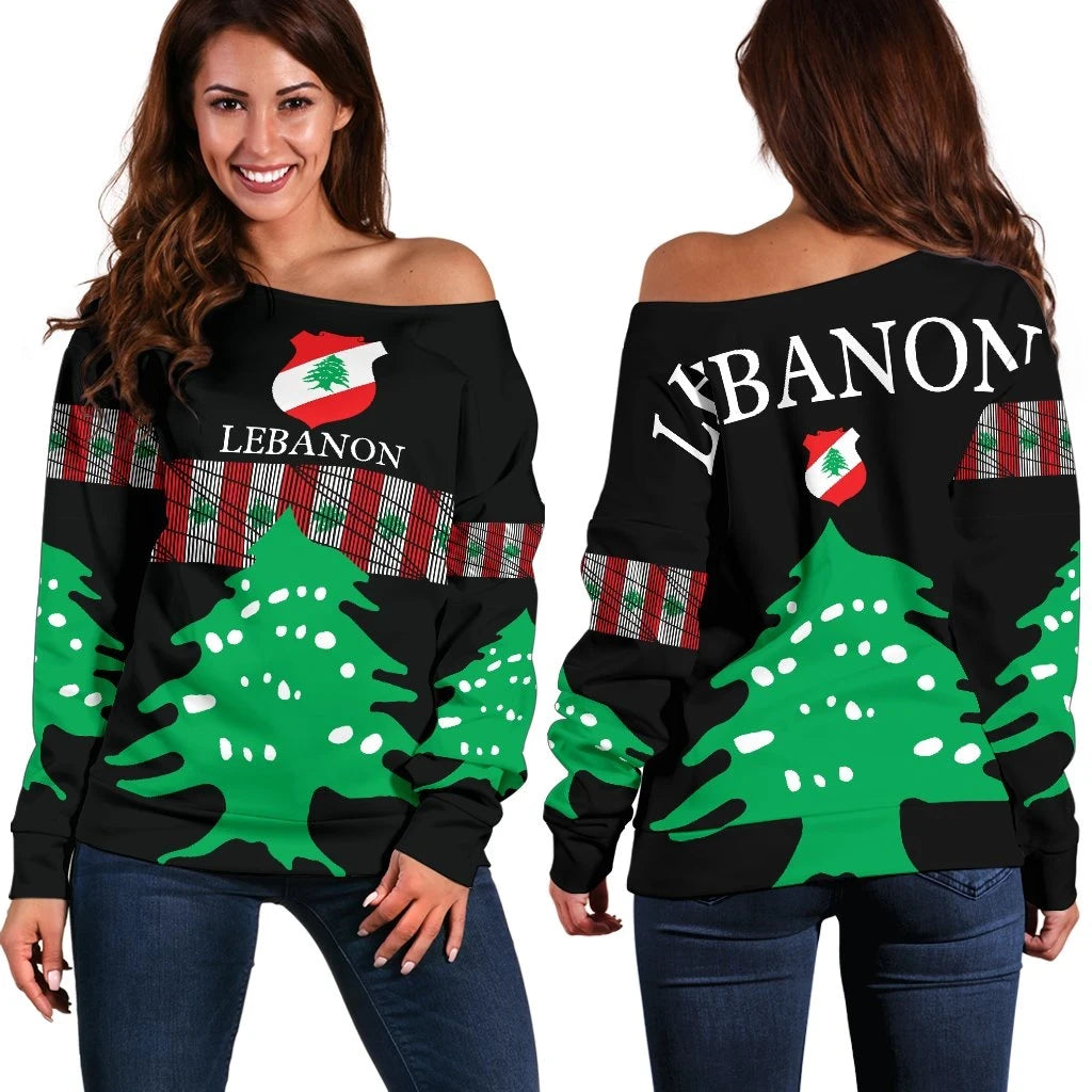 Lebanon,United Women's Off Shoulder Sweater