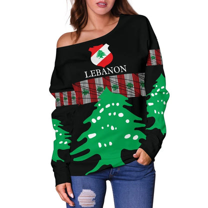 Lebanon,United Women's Off Shoulder Sweater